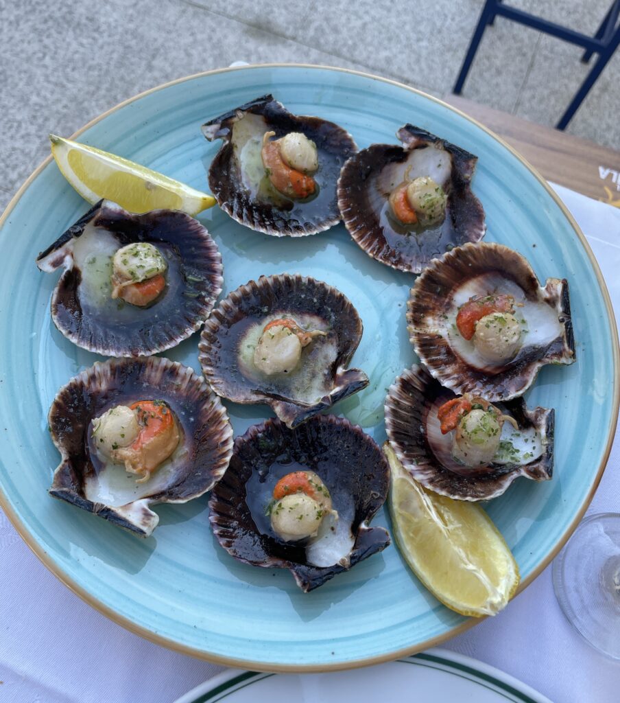 camino portugues food - Zamburiñas